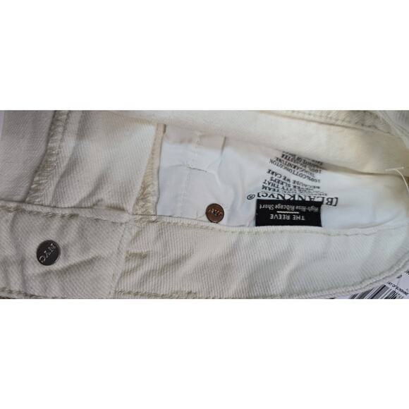 Blank NYC The Reeve Sunflower Floral Embroidered White Denim Shorts 27 New w Tag - Picture 10 of 14